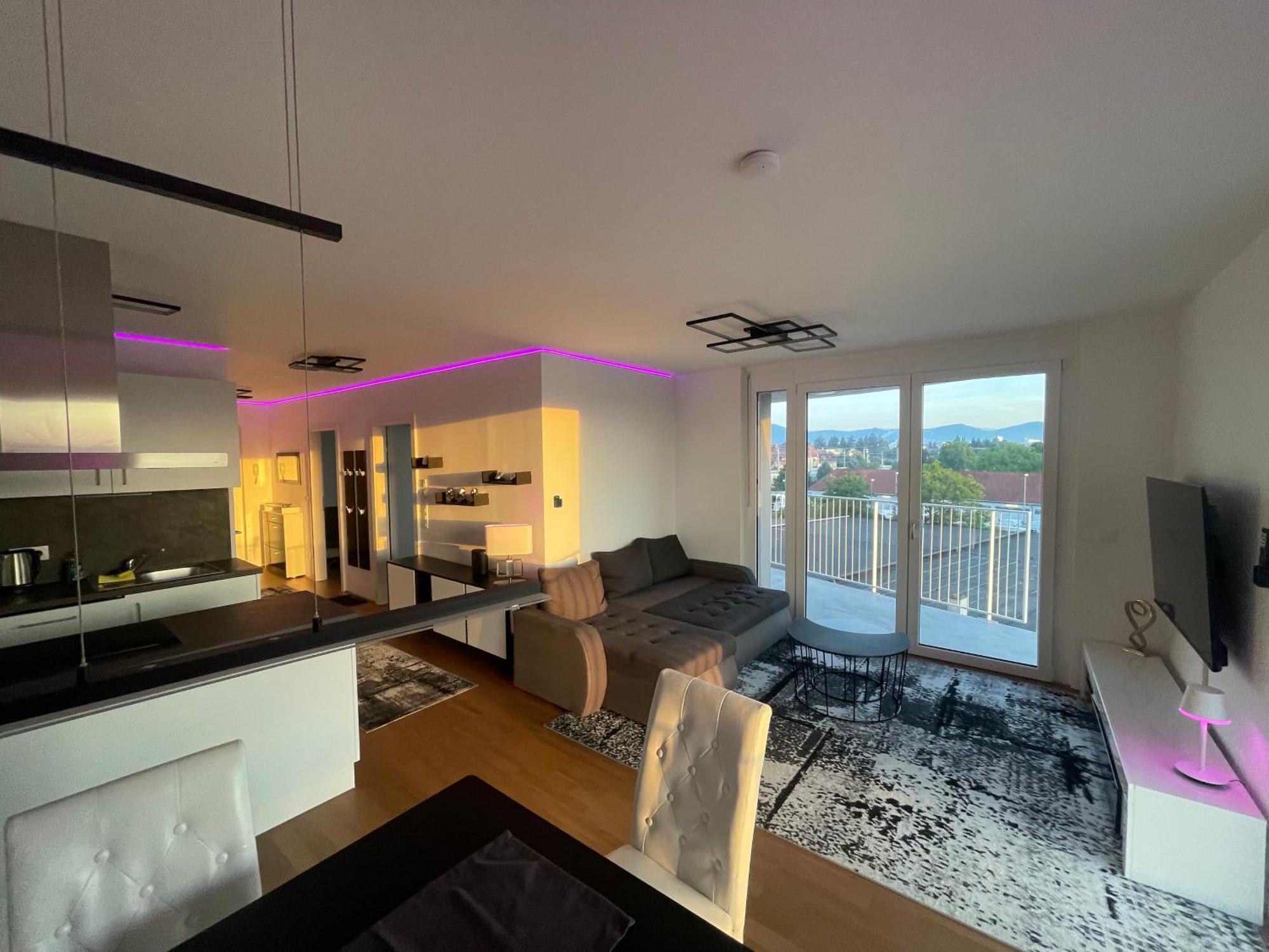 Luxusapartment Mit 40 Qm Terrasse, E-Parkplatz Und Parkplatz Graz Extérieur photo